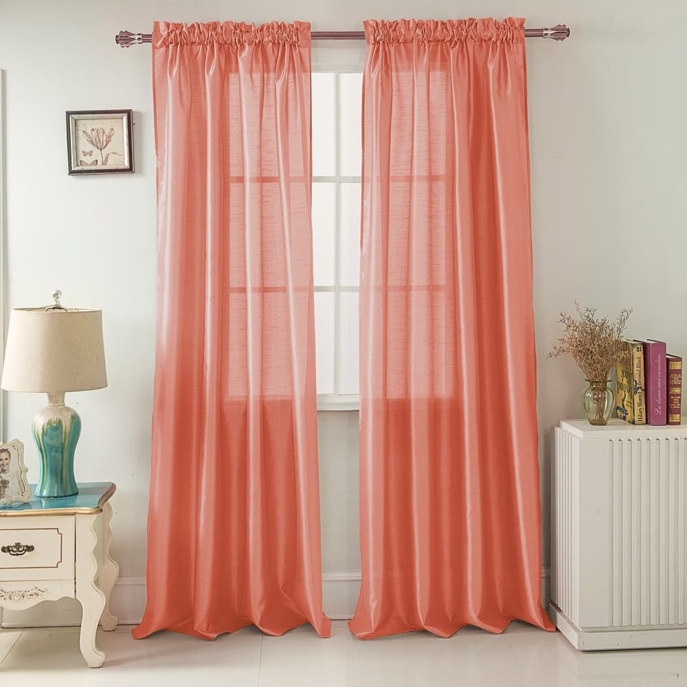 Porch & Den Eads 84-inch Rod Pocket Curtain Panel