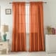 preview thumbnail 22 of 27, Porch & Den Eads 84-inch Rod Pocket Curtain Panel Neon Orange