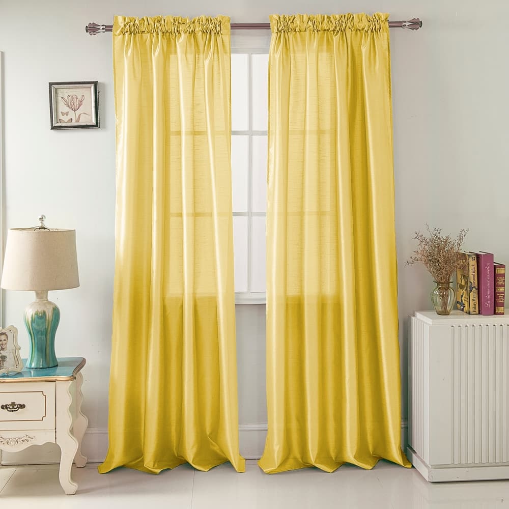 Porch & Den Eads 95-inch Rod Pocket Curtain Panel
