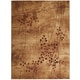 Copper Grove Uwharrie Red Floral Area Rug - Thumbnail 1