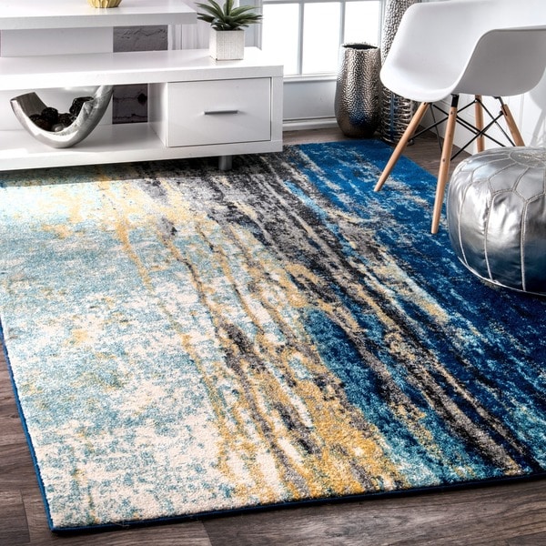 Porch & Den Percy Abstract Vintage Area Rug. Opens flyout.