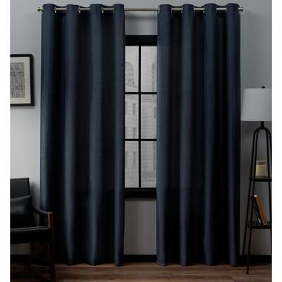 Buy Blue Linen Curtains Drapes Online At Overstock Our Best