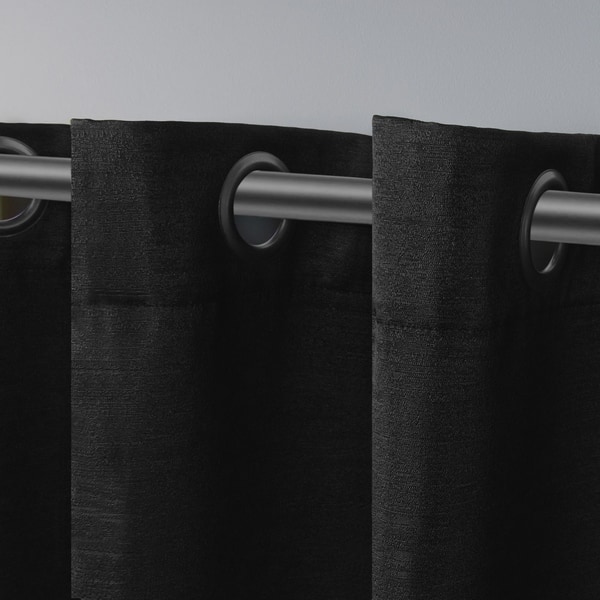 Shop Copper Grove Ashclyst Faux Silk Grommet Top Window Curtain