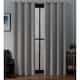 Porch & Den Boosalis Sateen Twill Blackout Curtain Panel Pair - 108 Inches - veridian grey