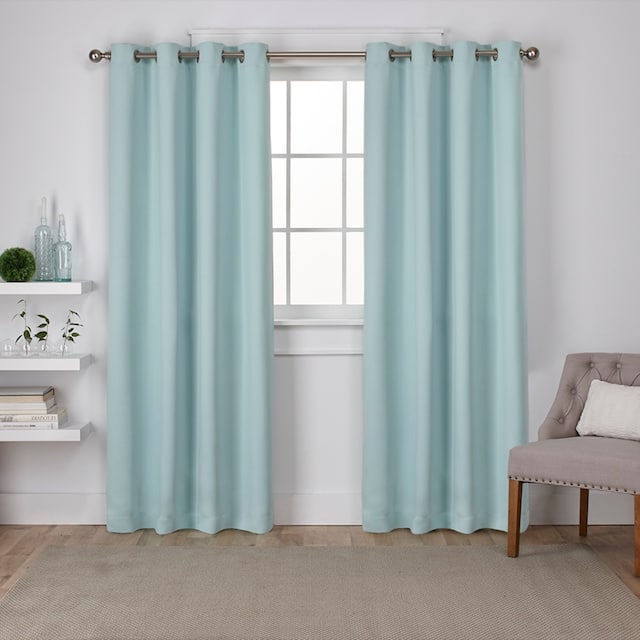 Porch & Den Boosalis Sateen Twill Blackout Curtain Panel Pair