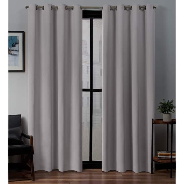 Porch & Den Boosalis Sateen Twill Blackout Curtain Panel Pair