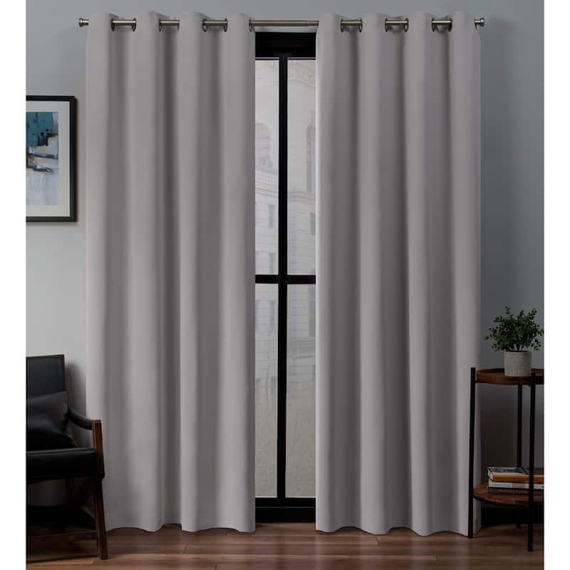Porch & Den Boosalis Sateen Twill Blackout Curtain Panel Pair