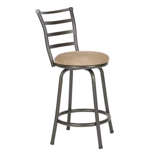 Shop Round Seat Adjustable Swivel Bar Counter Height Stools