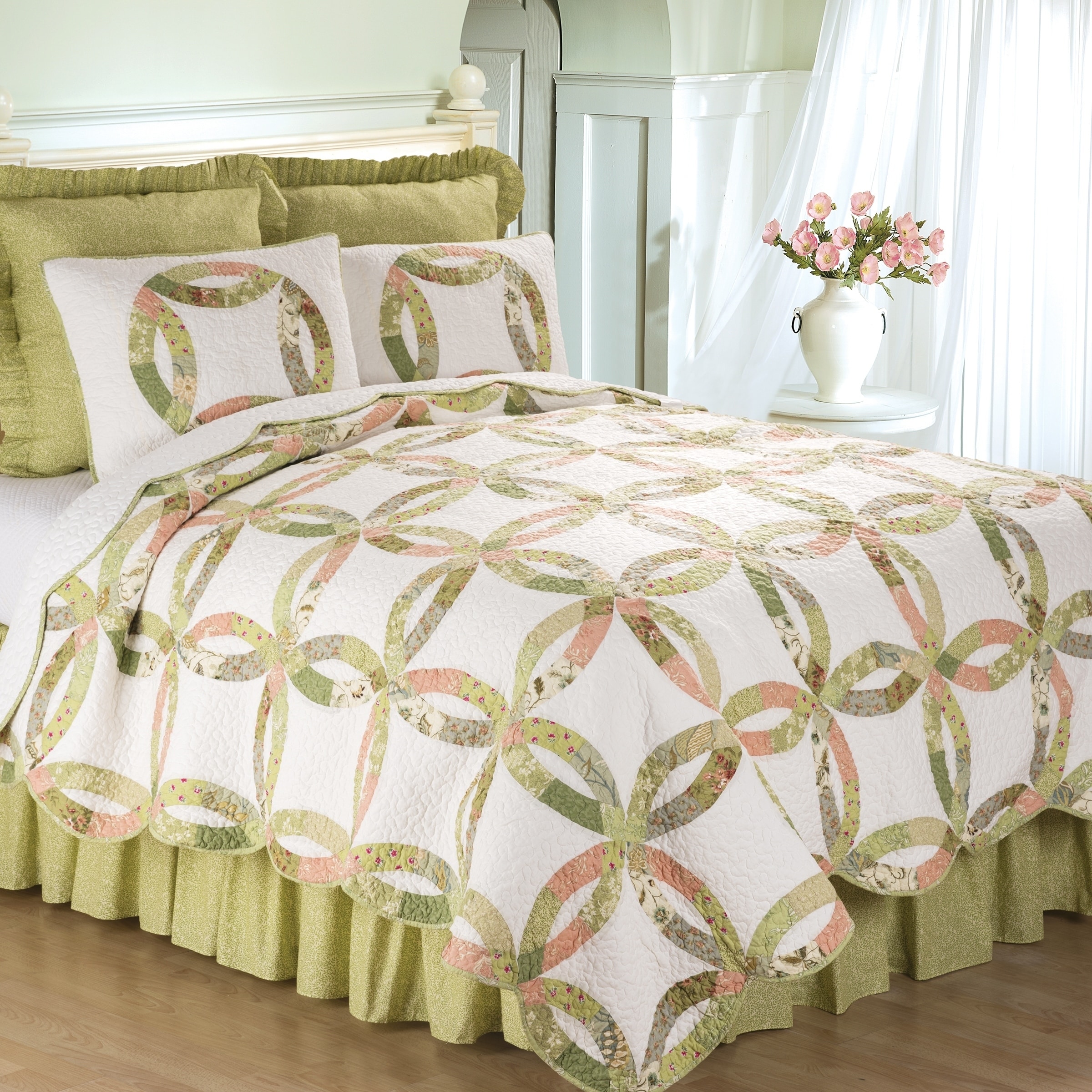 Wedding ring store quilt sets