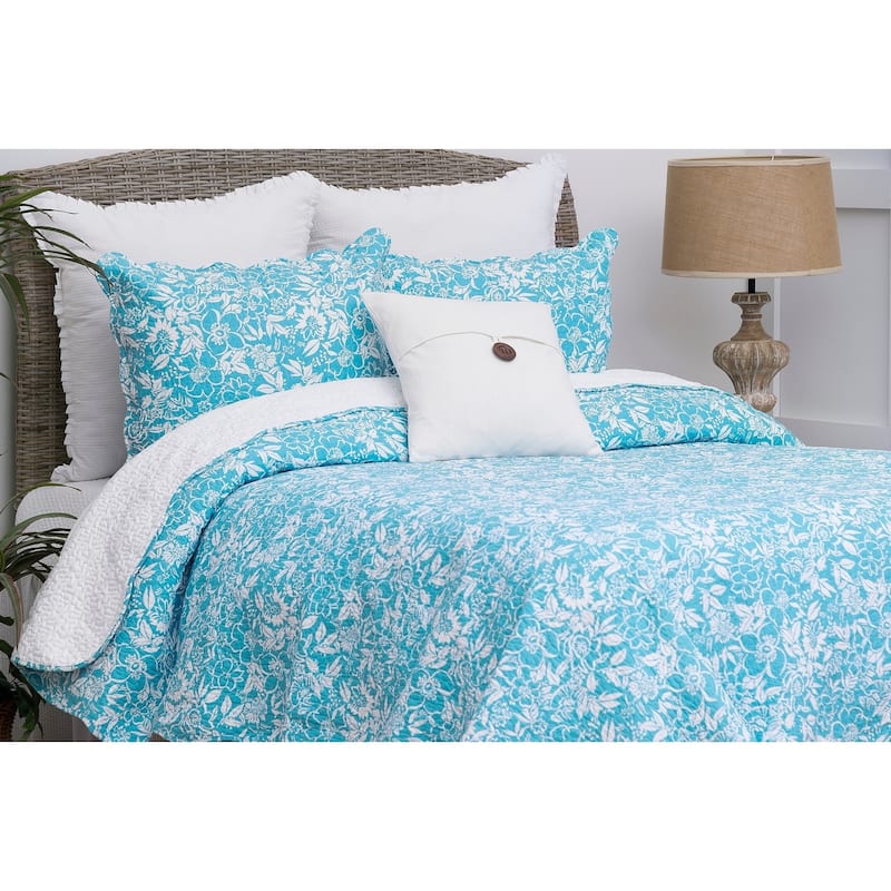 Bermuda Breeze Cotton Quilt Set