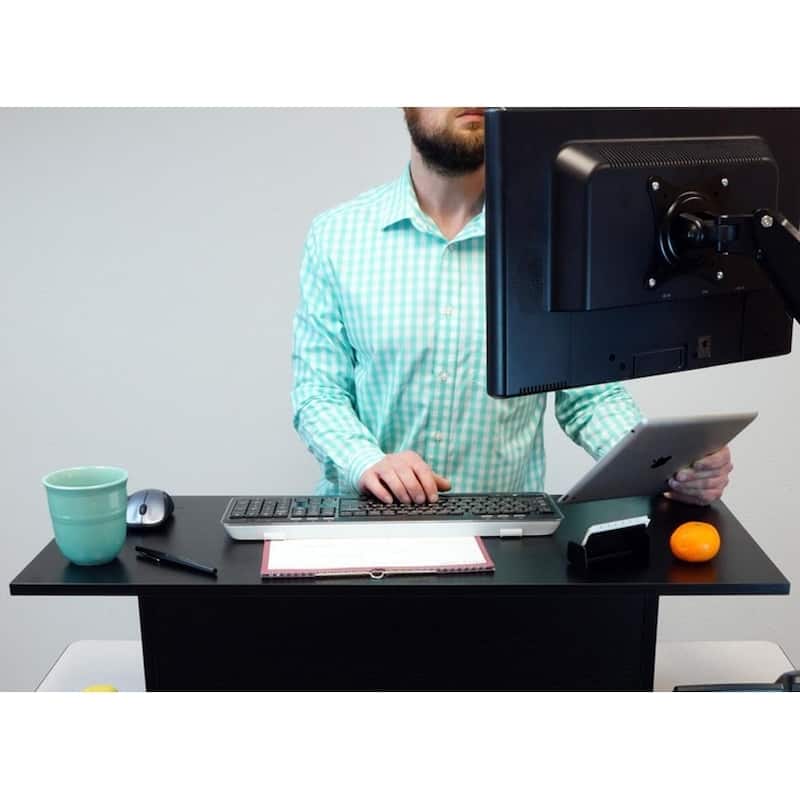 TALL Miracle Desk Portable Black Finish