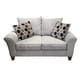 preview thumbnail 20 of 23, Roundhill Furniture Camero Fabric Pillowback Sofa and Loveseat Set