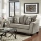preview thumbnail 20 of 18, Roundhill Furniture Camero Fabric Pillowback Loveseat grey