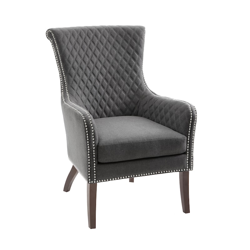 Madison Park Lea Grey Accent Chair