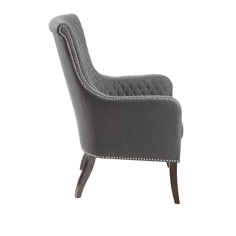 Madison Park Lea Grey Accent Chair