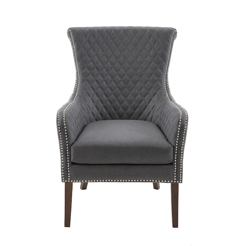 Madison Park Lea Grey Accent Chair