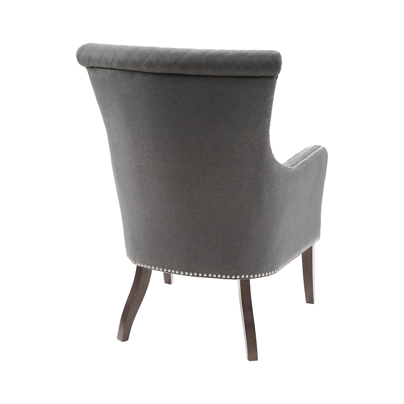 Madison Park Lea Grey Accent Chair