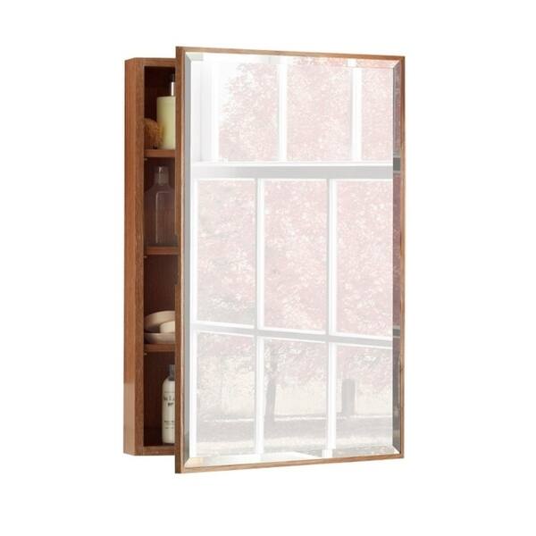 Shop 22 Zuri Transitional Solid Wood Framed Medicine Cabinet In