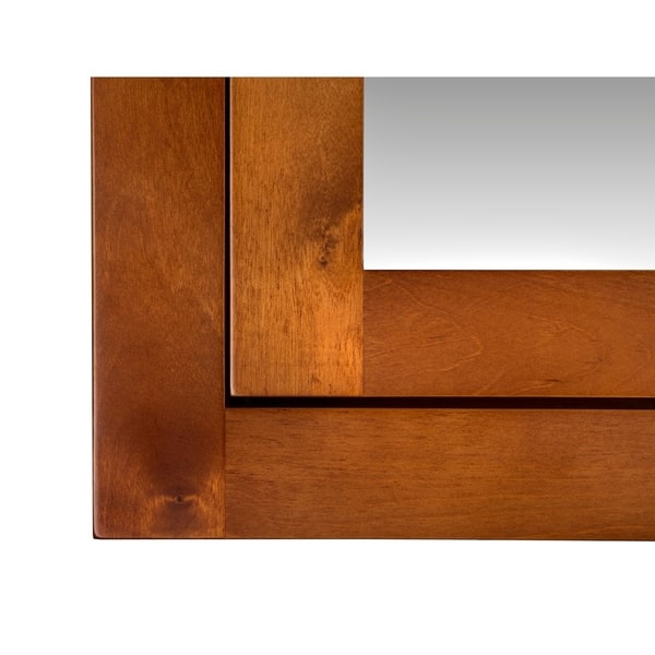 Shop 27 Tristan Transitional Solid Wood Framed Medicine Cabinet