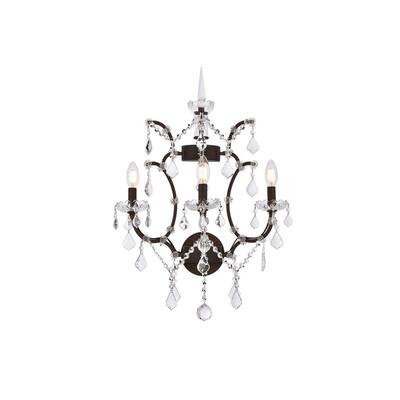 Royce Edge 3-Light Rustic Intent Wall Sconce