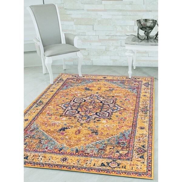 Westfield Home Versailles Adelina Burnt Orange Round Rug 7 10 Westfield Home Versailles Adelina Burnt Orange Round Rug 7 X27