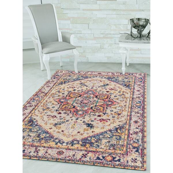 Westfield Home Versailles Adelina Cream Round Rug 7 10 X Versailles Adelina Cream Round Rug
