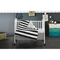 Mini Mod Striped 3 Piece Crib Set