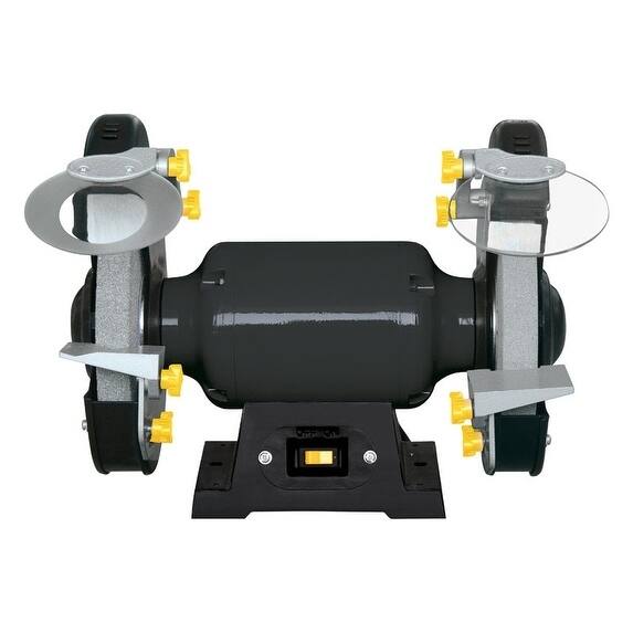 Steel Grip 8 in. Dia. Bench Grinder 120 volts 4.8 amps 3450 rpm 3/4 hp