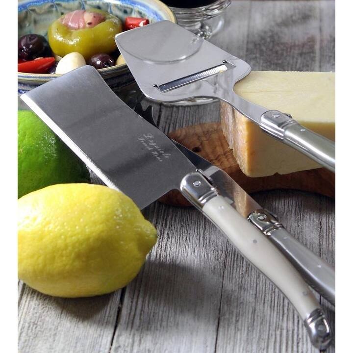 French Home 5 Piece Laguiole "Mist" Cheese Knife, Fork and Slicer Set