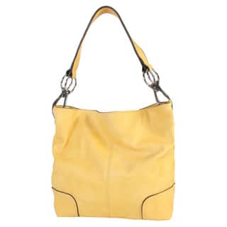 Hobo Bags Online At Our Best By Style Deals Diophy Faux Leather Patch Corner Hobo Handbag L