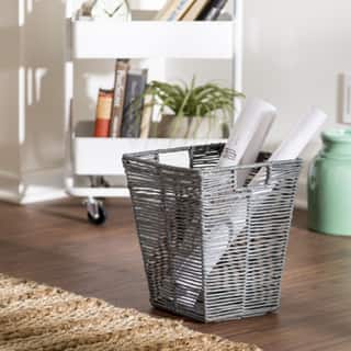 Shop Honey Can Do Coastal Collection Decorative Trash Can Cool