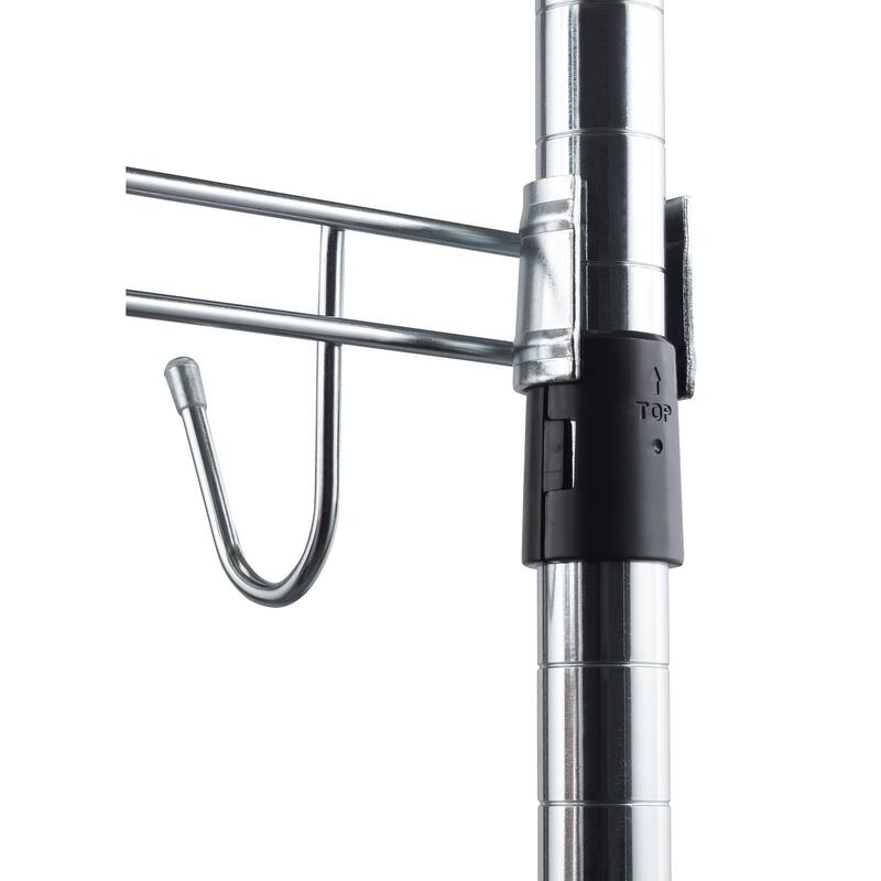 TRINITY EcoStorage® 3-Tier 48"W x 18"D x 75.5"H Rolling Garment Rack