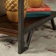 preview thumbnail 4 of 2, Furniture of America Quif Rustic Oak 12-inch 1-shelf USB Charging Table