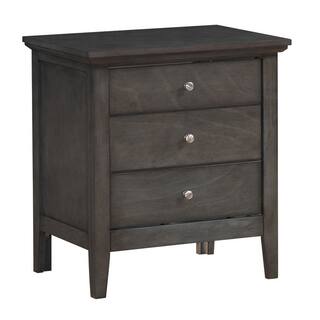 Grey Stained Bedroom Furniture Find Great Deals 3 Drawer Nightstand