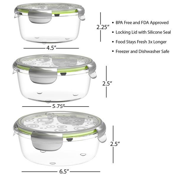 Round Set Storage Containers - Bed Bath & Beyond - 20235755