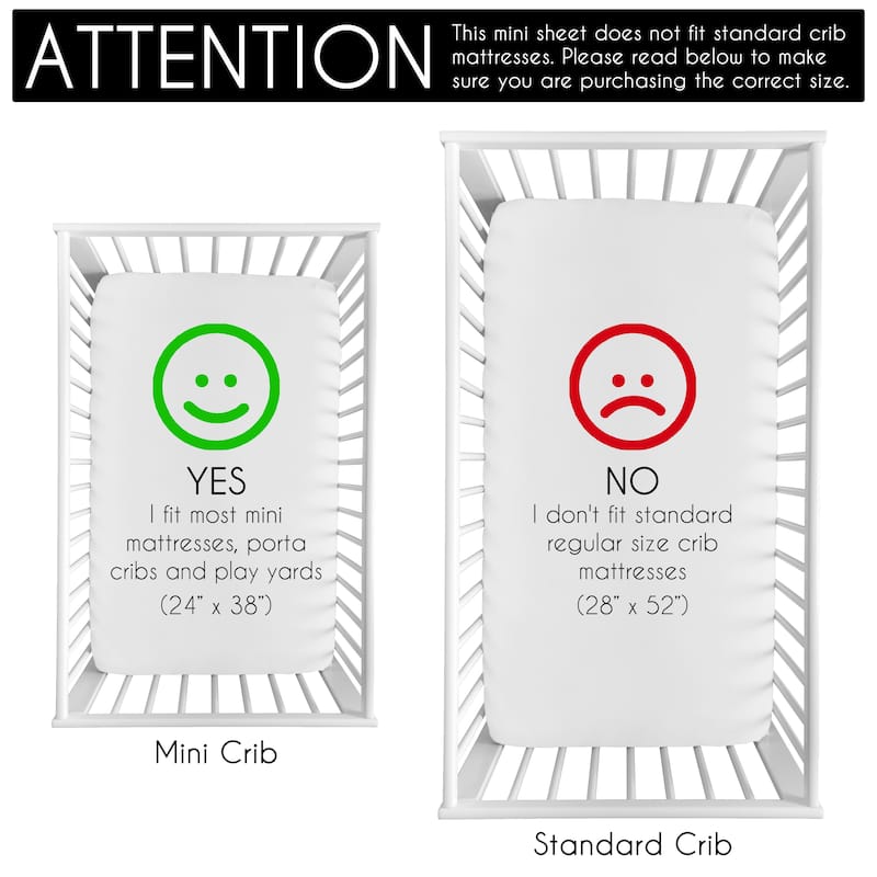 Sweet Jojo Designs Pink and Grey Watercolor Floral Collection Fitted Mini Portable Crib Sheet