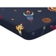 preview thumbnail 2 of 1, Sweet Jojo Designs Navy Blue Space Galaxy Collection Fitted Mini Portable Crib Sheet