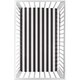 preview thumbnail 1 of 1, Sweet Jojo Designs Black and White Stripe Paris Collection Fitted Mini Portable Crib Sheet