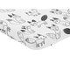 preview thumbnail 2 of 1, Sweet Jojo Designs Black and White Woodland Fox Collection Fitted Mini Portable Crib Sheet