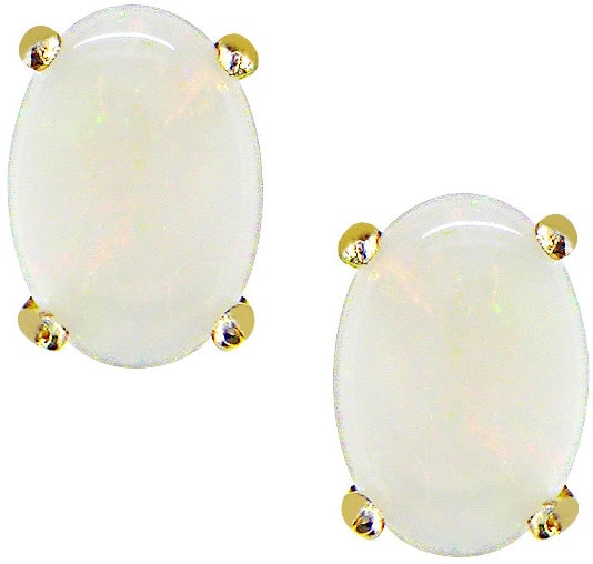 10k Yellow Gold Opal Earrings (Set of 3)  ™ Shopping   Top