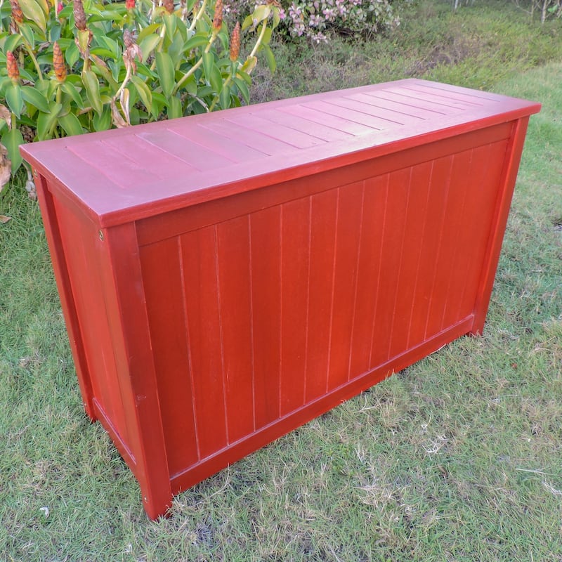 Royal Fiji Flip-Top Storage Trunk - Red