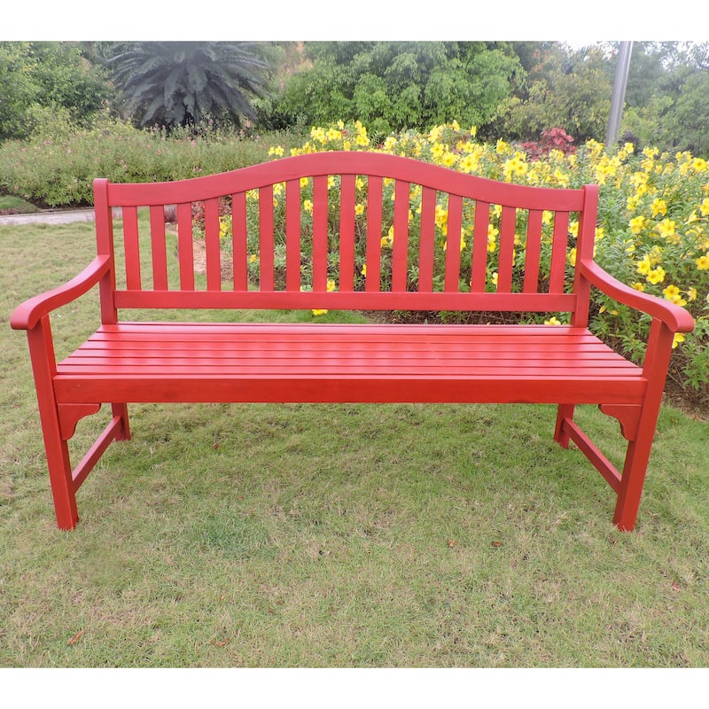 Royal Fiji 5-Foot Garden Bench - Barn Red