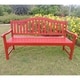 preview thumbnail 2 of 0, International Caravan Royal Fiji 5-Foot Garden Bench Barn Red