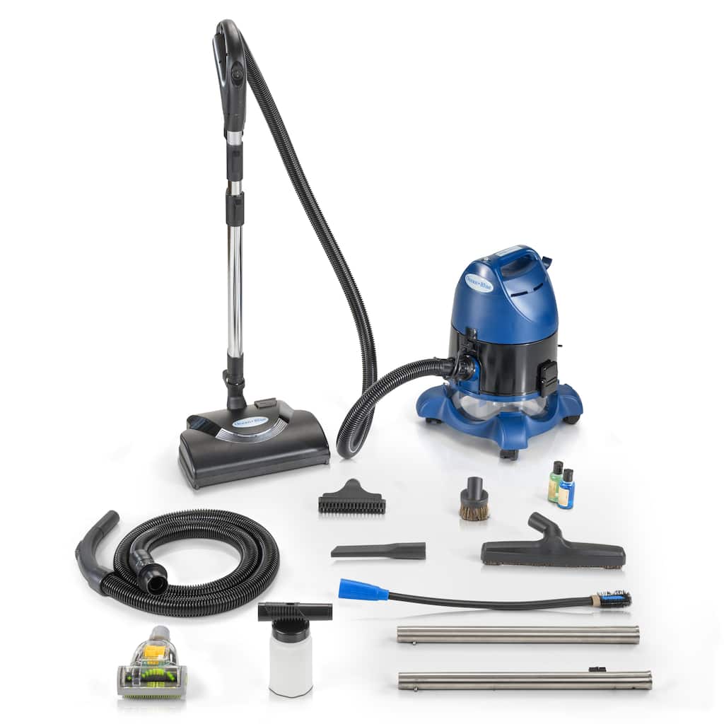 2019 Ocean Blue Water Filtration Bagless Canister Vacuum Cleaner With Pet Tool & Attachments