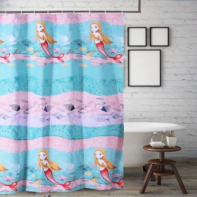 Mermaid Shower Curtain - 72x72in
