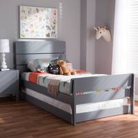 Taylor & Olive White Oak Twin Bed with Trundle