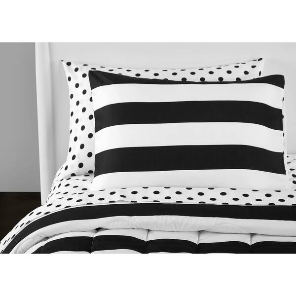 Shop Mini Mod Striped Polka Dot Comforter Set Free Shipping