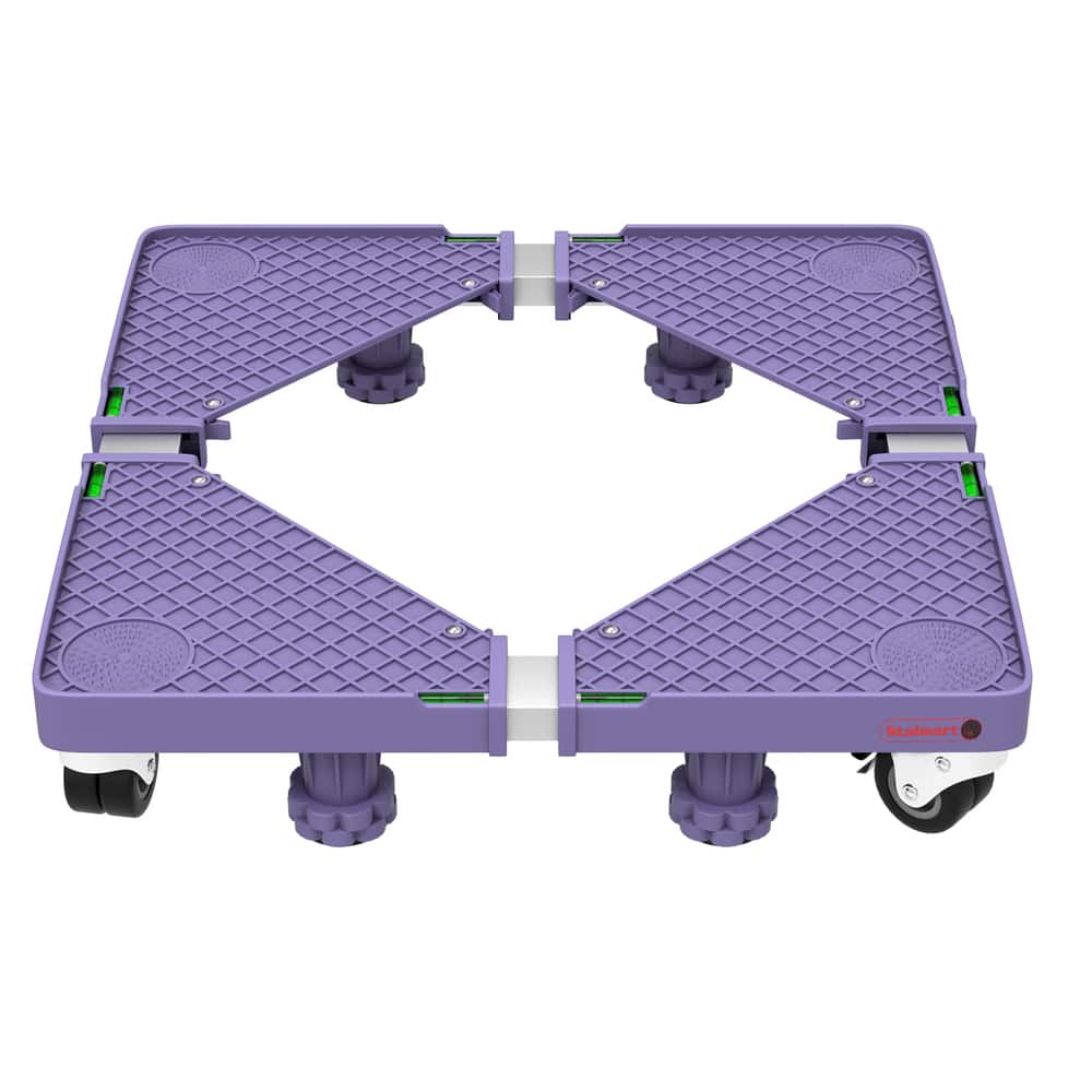 Multi Purpose Dolly With 4 feet, Locking Swivel Wheels, Levels and Adjustable Base for Moving - 1100 Lbs Capacity By Stalwart