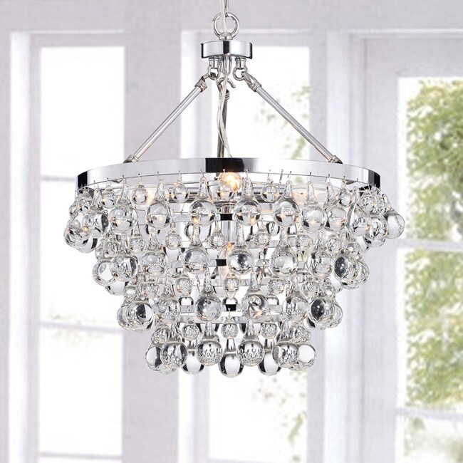 Indoor 5-light Luxury Crystal Chandelier (5-light Luxury Crystal Chandelier) - Chandeliers For Bedrooms by Overstock.com