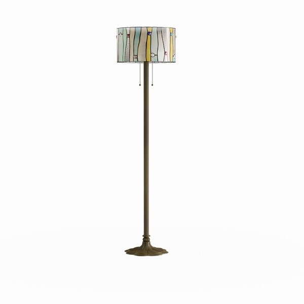 Copper Grove Laelia Tiffany-style Floor Lamp